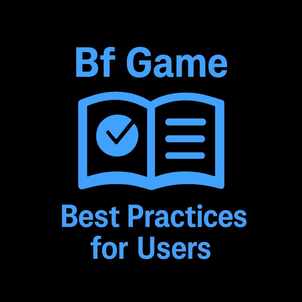 An icon representing the best practices for Bf Game users.