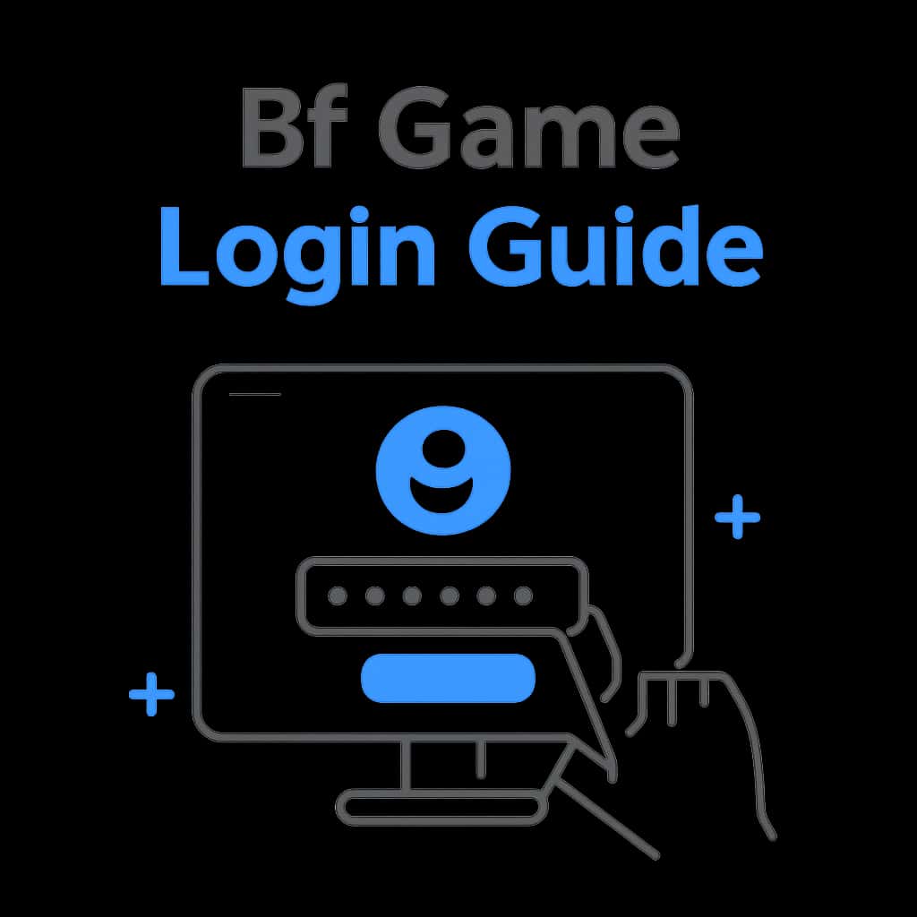 A diagram illustrating the process of logging into Bf Game.
