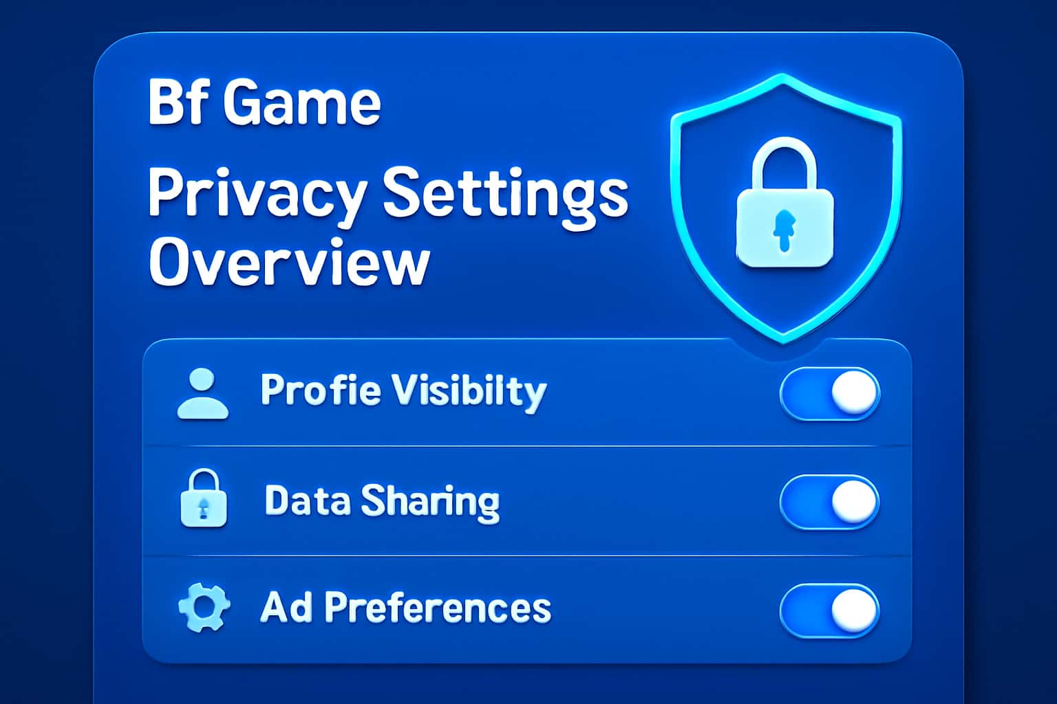 An informational scene illustrating Bf Game Privacy Settings Overview.