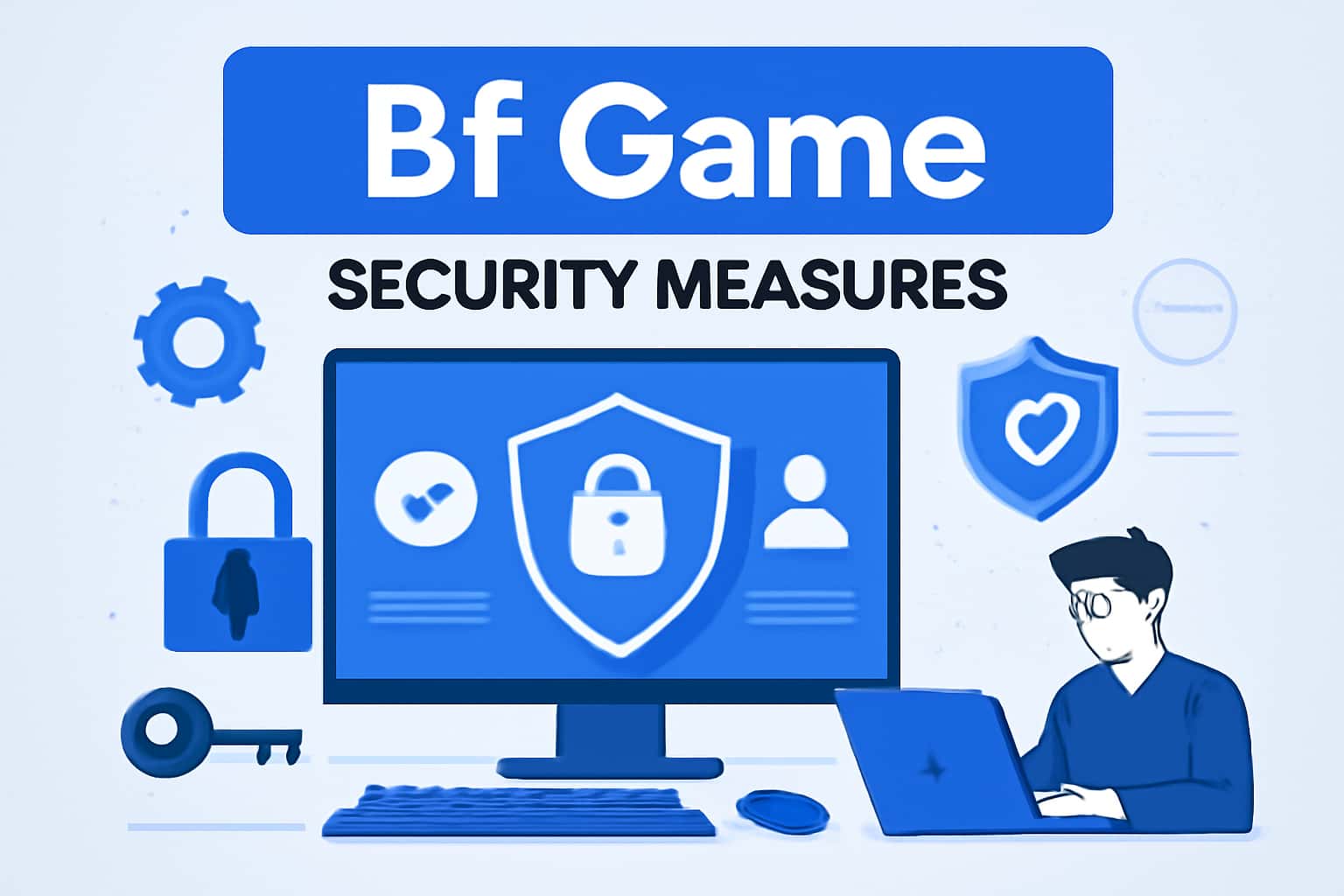 A professional depiction of Bf Game security measures in a neutral setting.