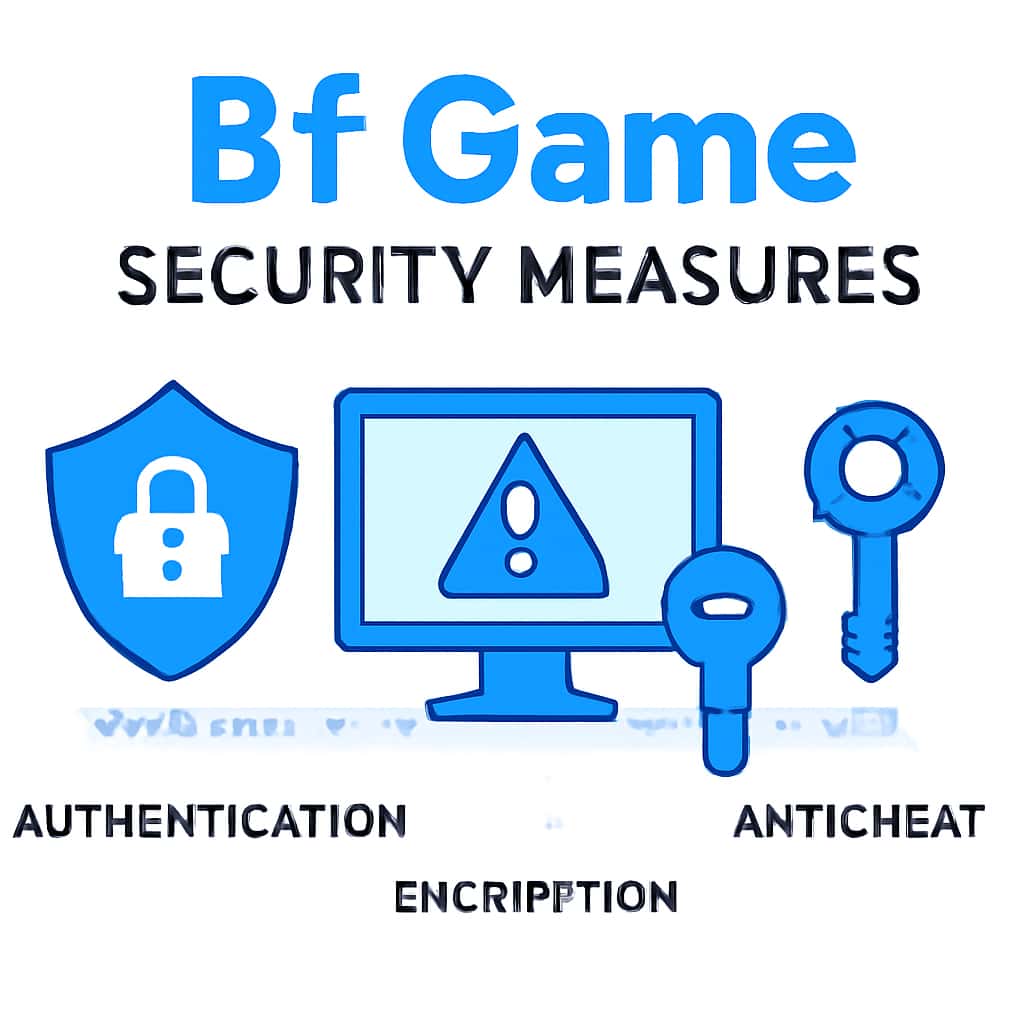 An educational diagram illustrating Bf Game security measures.
