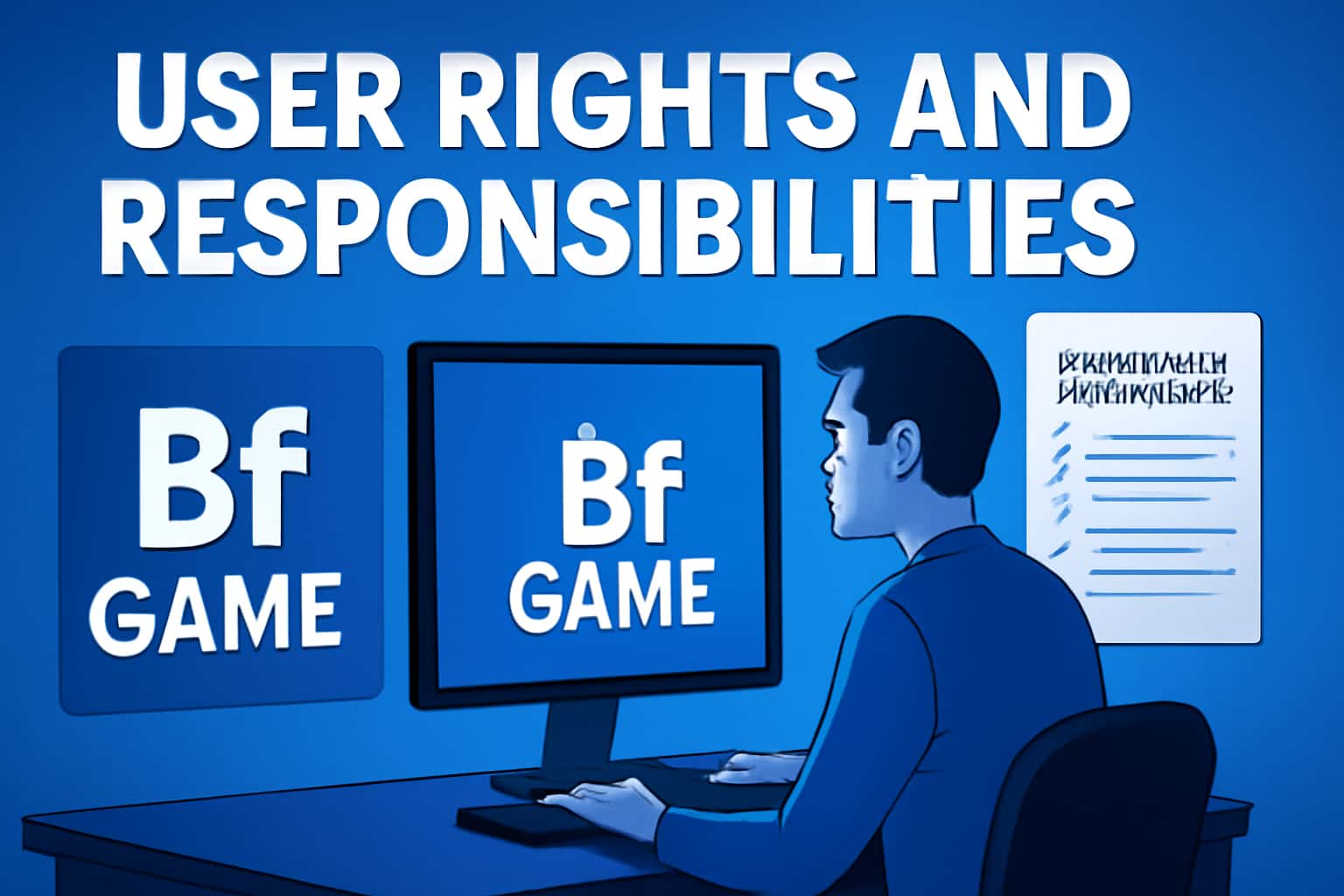 An informational representation of user rights and responsibilities in the Bf Game framework.