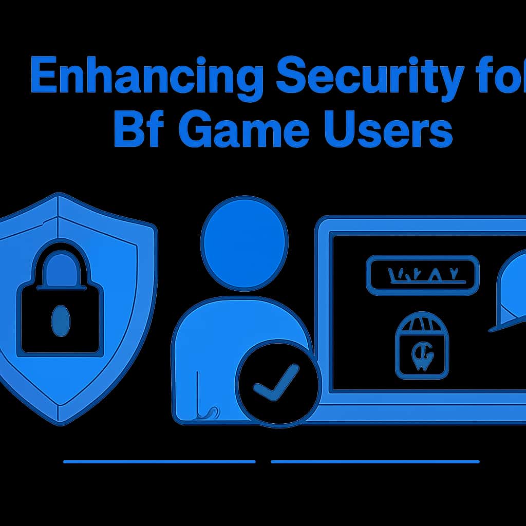 Illustration explaining enhancing security for Bf Game users.