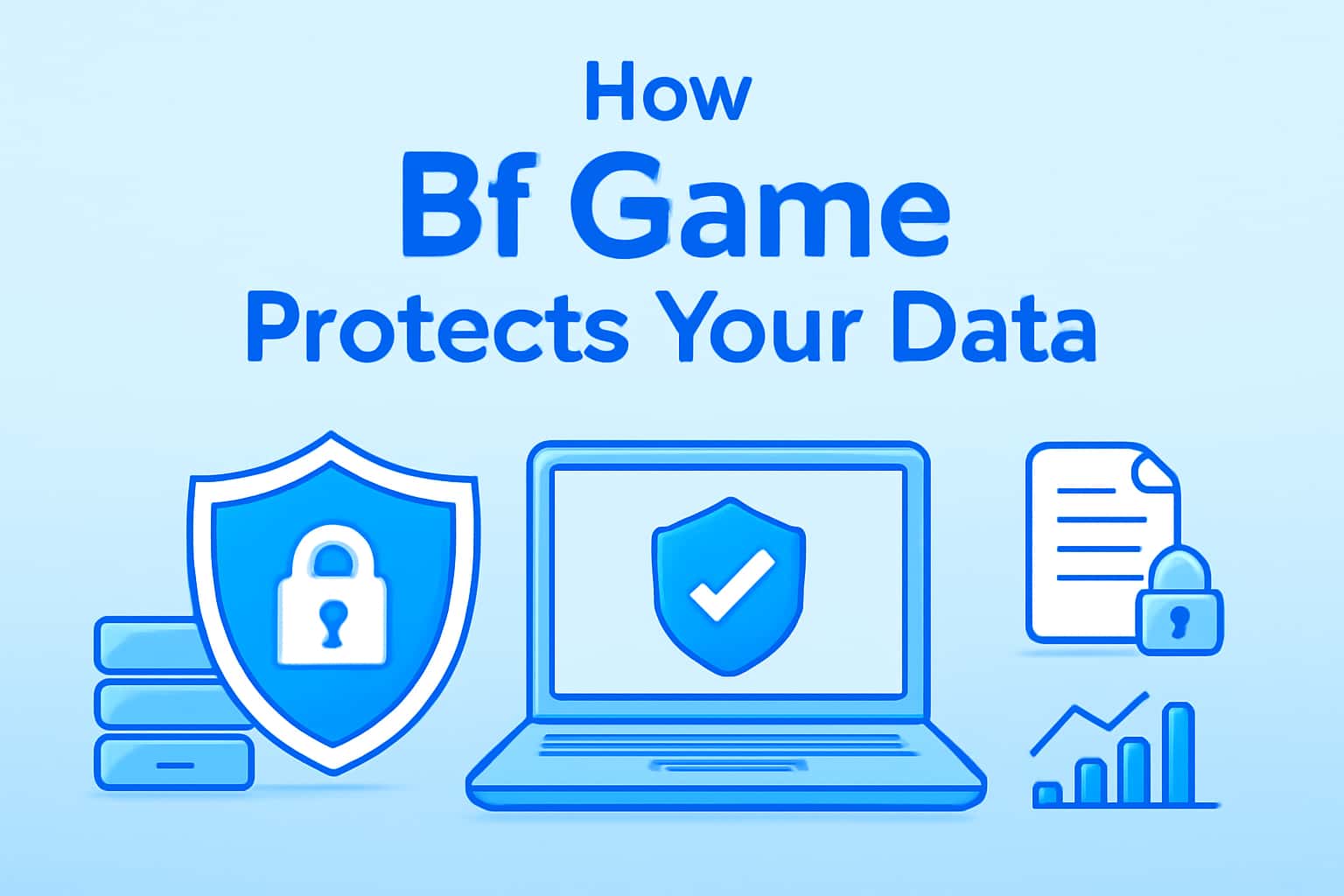 An informative scene illustrating data protection methods by Bf Game.