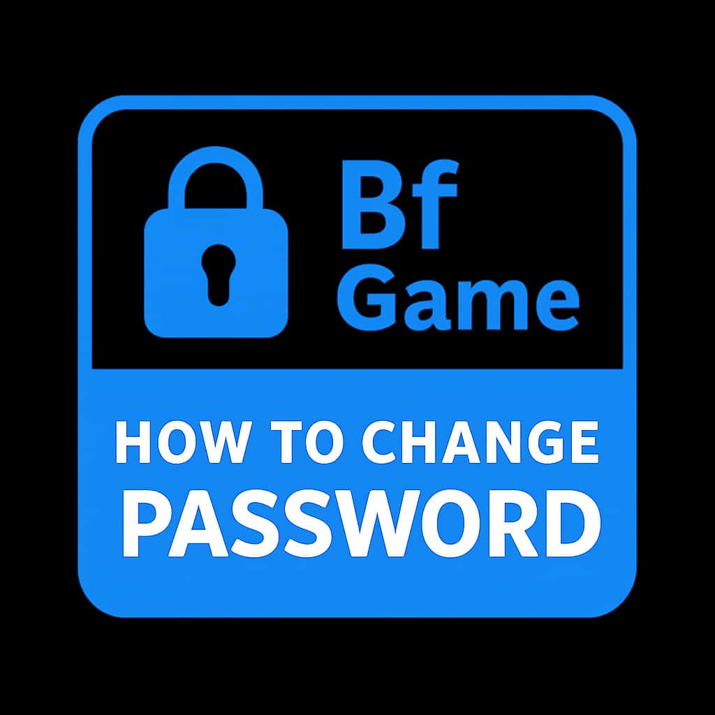 Icon representing Bf Game password change guidance.