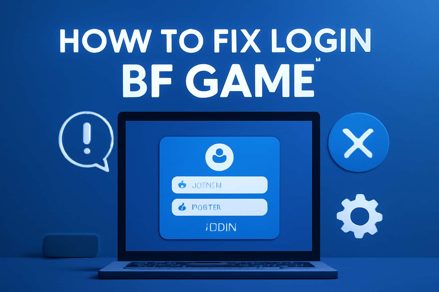 A futuristic landscape image illustrating solutions for fixing login issues in Bf Game.
