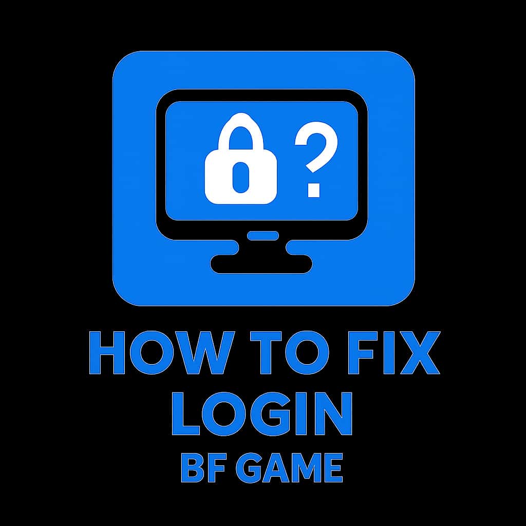 An icon representing assistance for Bf Game login issues.