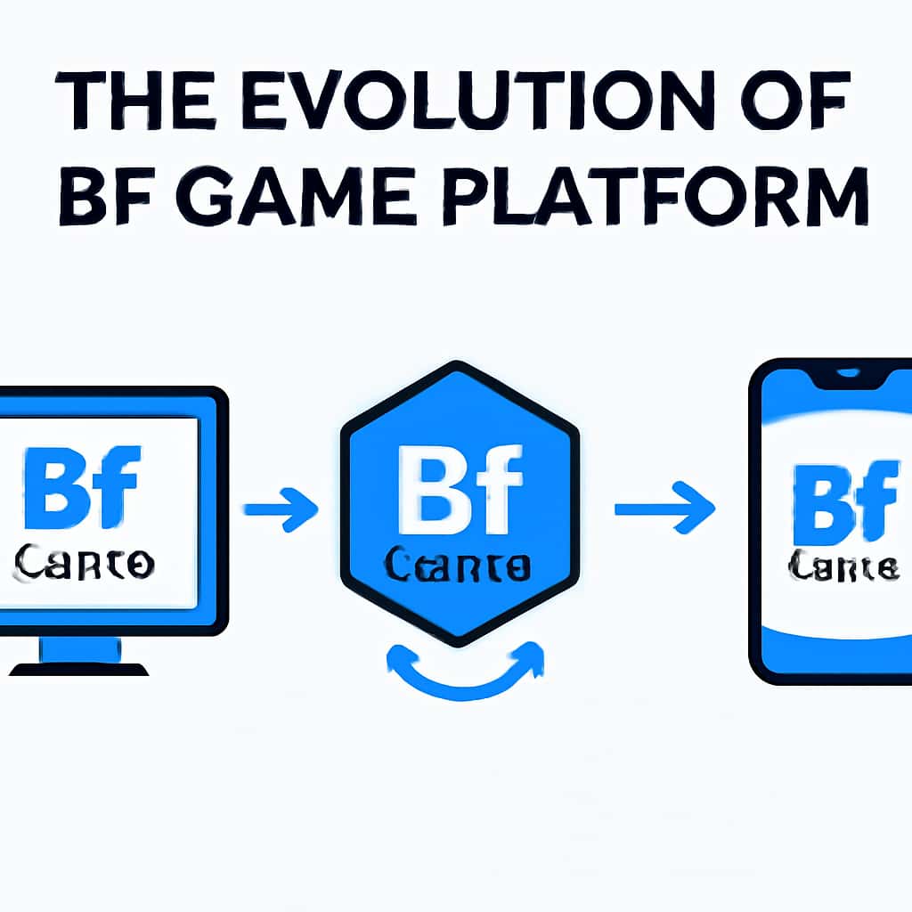 Illustration detailing Bf Game platform features.