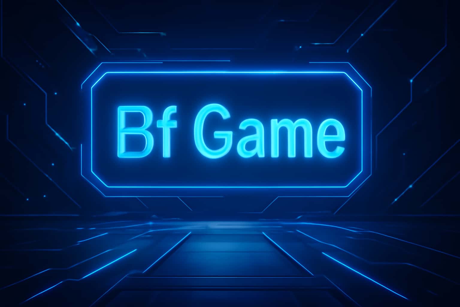 Futuristic gaming platform backdrop