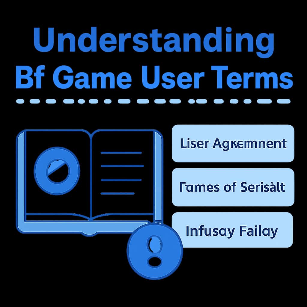 A diagram explaining Bf Game User Terms.
