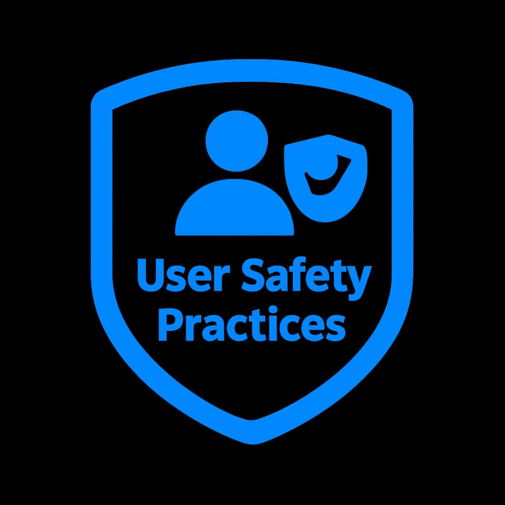 Icon symbolizing user safety practices in Bf Game.